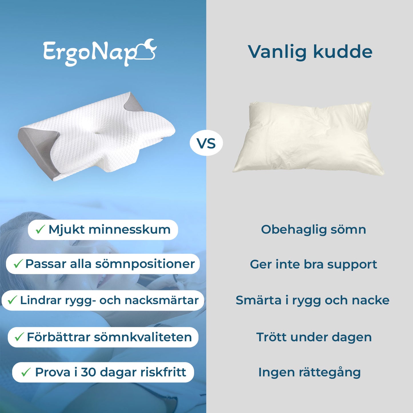 ErgoNap™ Nackkudde